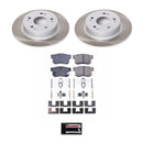 PowerStop Semi-Coated Rotor and Low-Dust Ceramic Brake Pad Kit