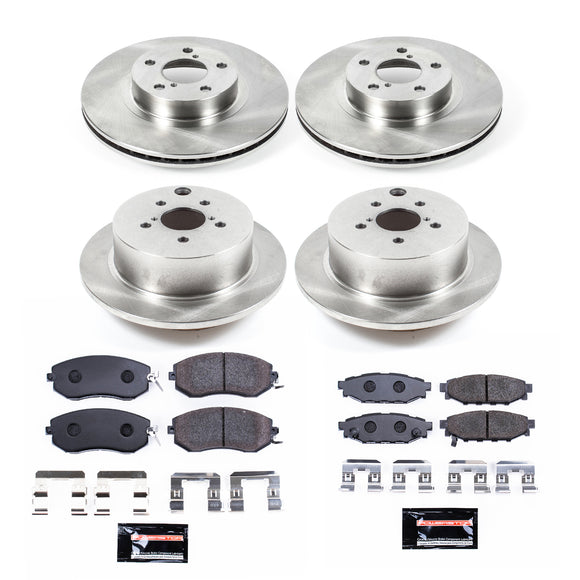 PowerStop Track Day High-Performance Brake Pad and Rotor Kit