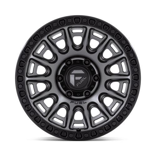 17x9 Fuel Off-Road D835 Cycle Matte Gunmetal with Black Ring 5x127 ET1 Wheel
