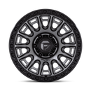 17x9 Fuel Off-Road D835 Cycle Matte Gunmetal with Black Ring 5x127 ET1 Wheel