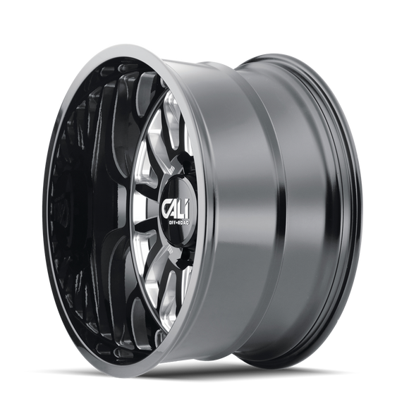 24X14 Cali Off-Road Summit Black-Gloss Wheel/Rim 8x165.1 ET-76