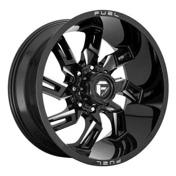 22x10 Fuel Off-Road D747 Lockdown Gloss Black Milled 8x170 ET-18 CB125.1 Wheel
