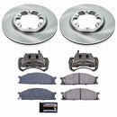 PowerStop OE Stock Replacement Low-Dust Ceramic Brake Pad, Rotor and Caliper Kit