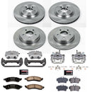 PowerStop OE Stock Replacement Low-Dust Ceramic Brake Pad, Rotor and Caliper Kit