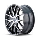 18x8 Touren TR60 Black-Machined Wheel/Rim 5x112 3260-8809B