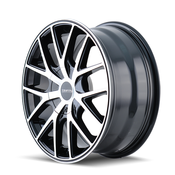 18x8 Touren TR60 Black-Machined Wheel/Rim 5x112 3260-8809B