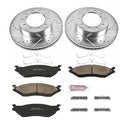 PowerStop Z23 Daily Driver Carbon-Fiber Ceramic Brake Pad and Drilled & Slotted