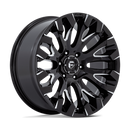 20x9 Fuel Off-Road D828 Quake Black 6x139.7 ET1 CB106.1 Wheel Rim