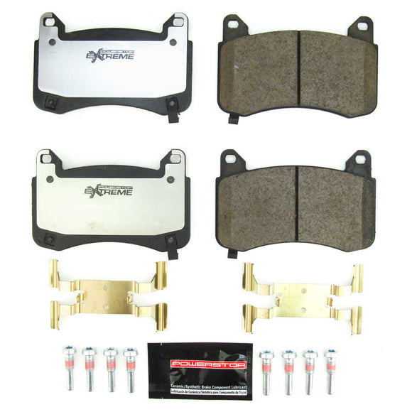 PowerStop Z26 Street Performance Carbon-Fiber Ceramic Brake Pads With Hardware