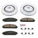 PowerStop Z23 Daily Driver Carbon-Fiber Ceramic Brake Pad and Drilled & Slotted