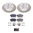 PowerStop Semi-Coated Rotor and Low-Dust Ceramic Brake Pad Kit