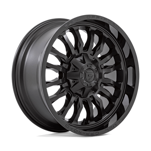 20x10 Fuel Off-Road D796 Arc Matte Black Gloss Black Lip 8x165.1 ET-18 Wheel