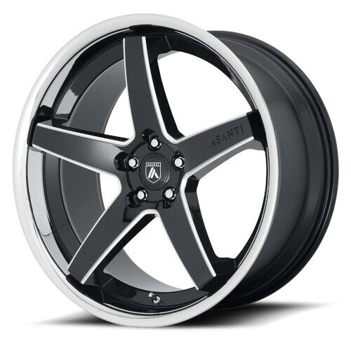 20X9 Asanti Black ABL31 REGAL G-BLK MILL CHR LP 5X120 ET35 wheel/rim