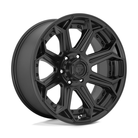 20x9 Fuel Off-Road D706 Siege Matte Black 6x139.7 ET1 CB106.1 Wheel Rim