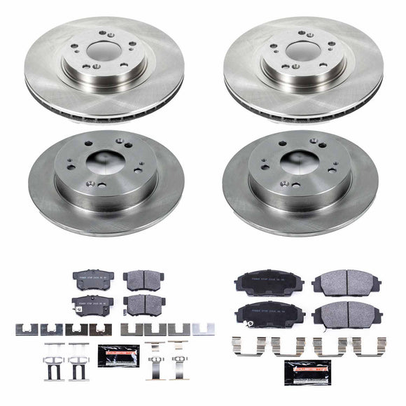 PowerStop Track Day Spec High-Performance Brake Pad and Rotor Kit