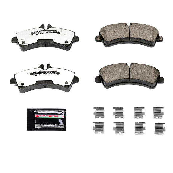 PowerStop Z36 Truck And Tow Carbon-Fiber Ceramic Brake Pads With Hardware