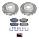 PowerStop Semi-Coated Rotor and Low-Dust Ceramic Brake Pad Kit