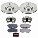 PowerStop OE Stock Replacement Low-Dust Ceramic Brake Pad, Rotor and Caliper Kit