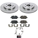 OE Stock Replacement Low-Dust Ceramic Brake Pad and Rotor Kit