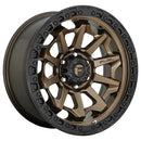 17X9 Fuel D696 Covert Matte Bronze Black Bead Ring 5X127 ET-12 wheel/rim