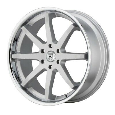 20X9 Asanti Black Reverb Brushed Silver Chrome Lip 6x135 ABL32-29063430
