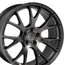 22" Replica Wheel DG69 Fits Dodge RAM Hellcat Rim 22x10 Hyper Wheel