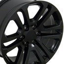 20" Replica Wheel CV99 Fits GMC Sierra Rim 20x9 Satin Wheel