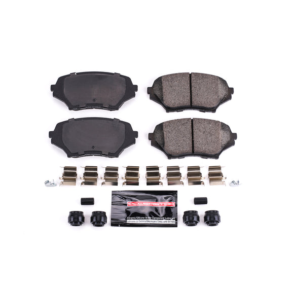 PowerStop Z23 Evolution Sport Carbon-Fiber Brake Pads With Hardware