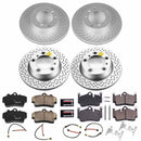 PowerStop Genuine Geomet Coated Rotor and Carbon-Fiber Ceramic Brake Pad Kit