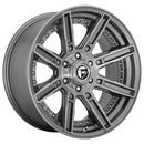 20X10 Fuel D710 ROGUE PLATINUM BRSH-GNMTL-TTC 5X127 ET-18 wheel/rim