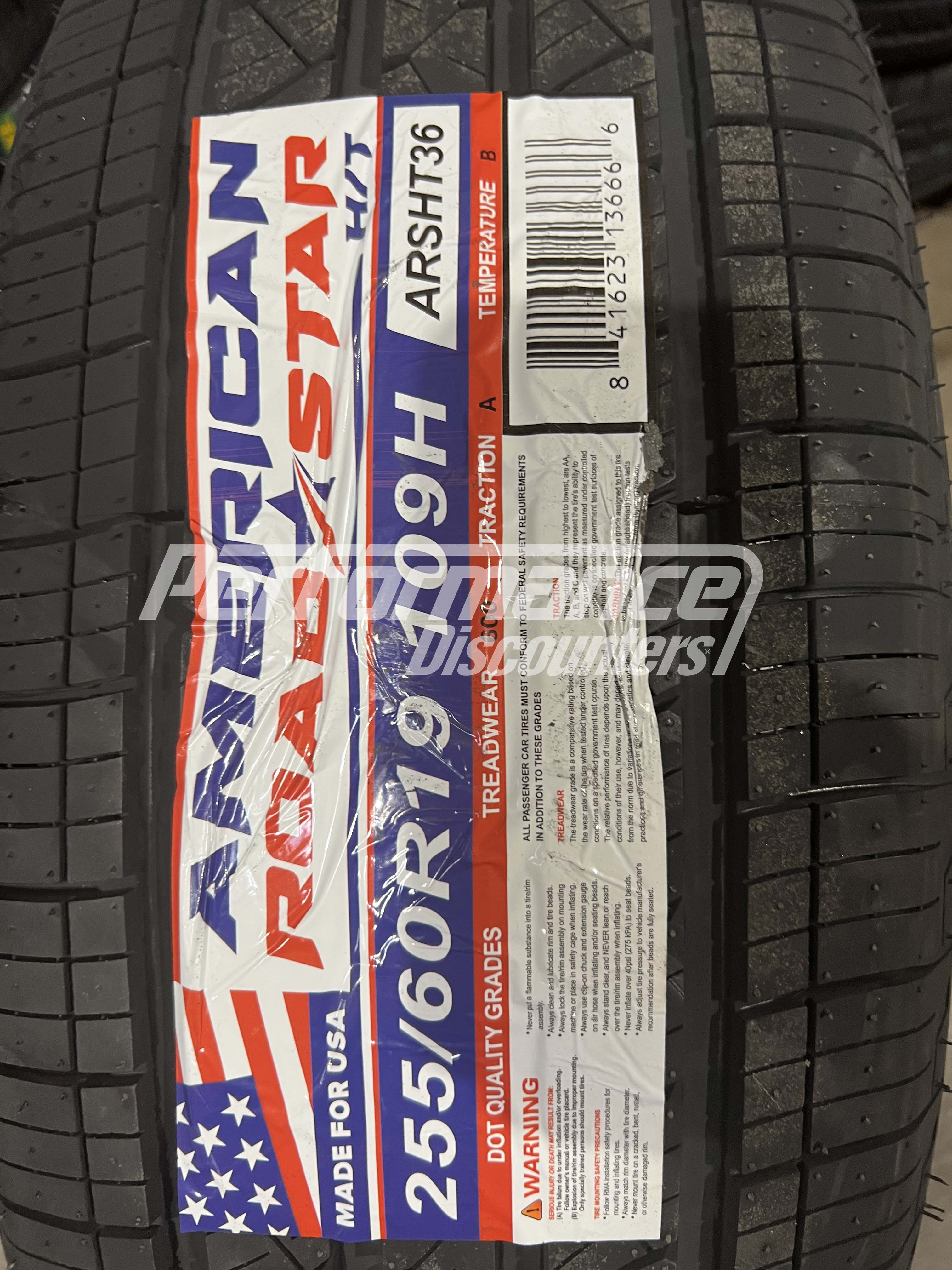 American Roadstar H/T Tire(s) 255/60R19 109H SL BSW 255 60 19 2556019