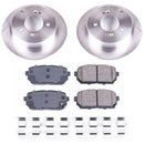 PowerStop OE Stock Replacement Low-Dust Ceramic Brake Pad and Rotor Kit