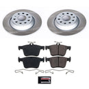 PowerStop Semi-Coated Rotor and Low-Dust Ceramic Brake Pad Kit