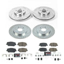 PowerStop Z23 Daily Driver Carbon-Fiber Ceramic Brake Pad and Drilled & Slotted