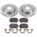 PowerStop OE Stock Replacement Low-Dust Ceramic Brake Pad and Rotor Kit