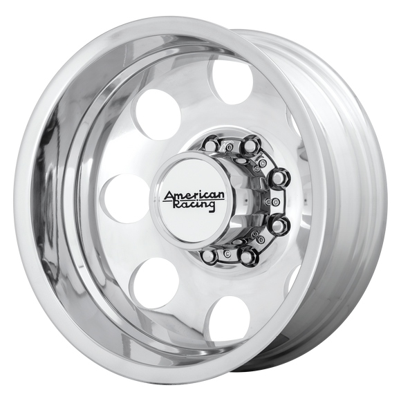16X6 American Racing AR204 BAJA DUALLY POLISHED 8X165.1 ET-134 wheel/rim