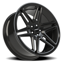 22x9.5 Vision 476 Wedge Gloss Black Wheel 5x115 ET8 CB74.1