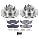 PowerStop OE Stock Replacement Low-Dust Ceramic Brake Pad and Rotor Kit
