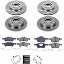PowerStop OE Stock Replacement Low-Dust Ceramic Brake Pad and Rotor Kit