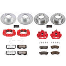 PowerStop Z36 Truck and SUV Ceramic Brake Pad, Drilled & Slotted Rotor, and Cali