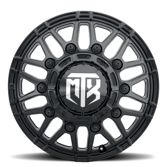 22x8.25 MTX Banshee Gloss Black & Milled 10x225 ET105 CB170.13 Wheel