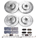 PowerStop Z23 Daily Driver Carbon-Fiber Ceramic Brake Pad and Drilled & Slotted