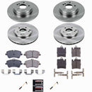 PowerStop OE Stock Replacement Low-Dust Ceramic Brake Pad and Rotor Kit