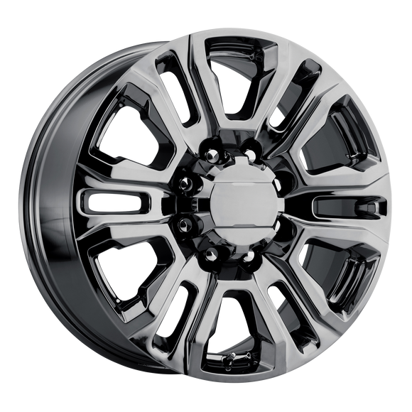 20X8.5 Performance Replicas PR207 Black Chrome 8X180 ET47 wheel/rim