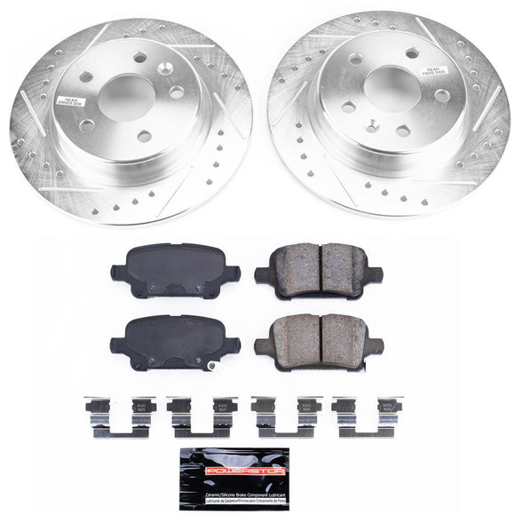 PowerStop Z23 Daily Driver Carbon-Fiber Ceramic Brake Pad and Drilled & Slotted