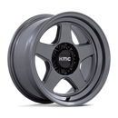 17X8.5 KMC KM728 Lobo Matte Anthracite 6X135 ET-10 Wheel Rim