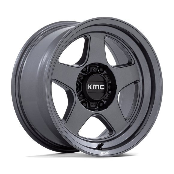 17X8.5 KMC KM728 Lobo Matte Anthracite 6X135 ET-10 Wheel Rim