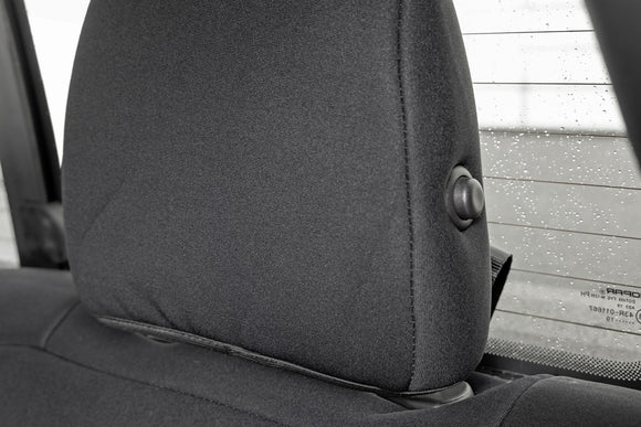 Rough Country Seat Covers Front and Rear Bucket Seats For Ram 1500 19-23