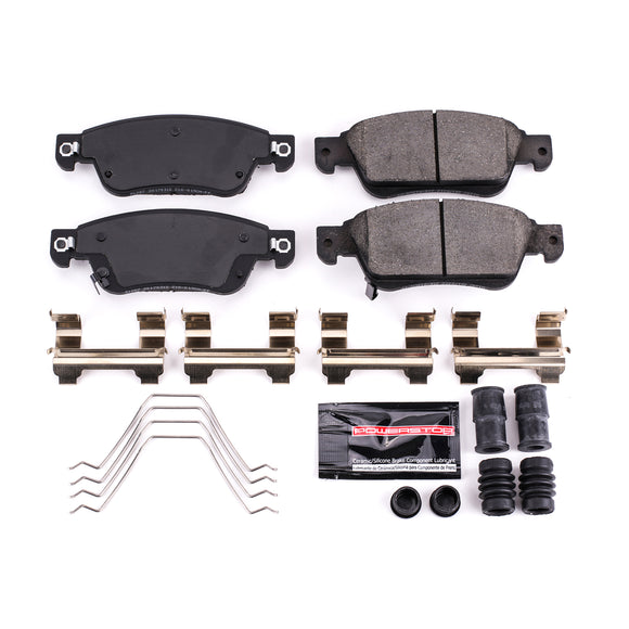 PowerStop Z23 Evolution Sport Carbon-Fiber Brake Pads With Hardware