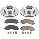 PowerStop OE Stock Replacement Low-Dust Ceramic Brake Pad and Rotor Kit